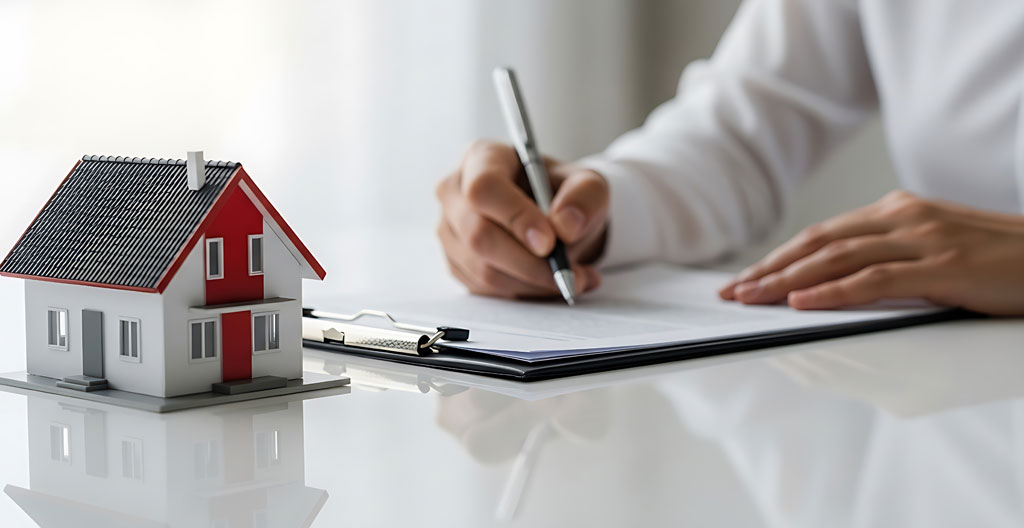 Moment de signature d'un bail étudiant avec vérification des documents